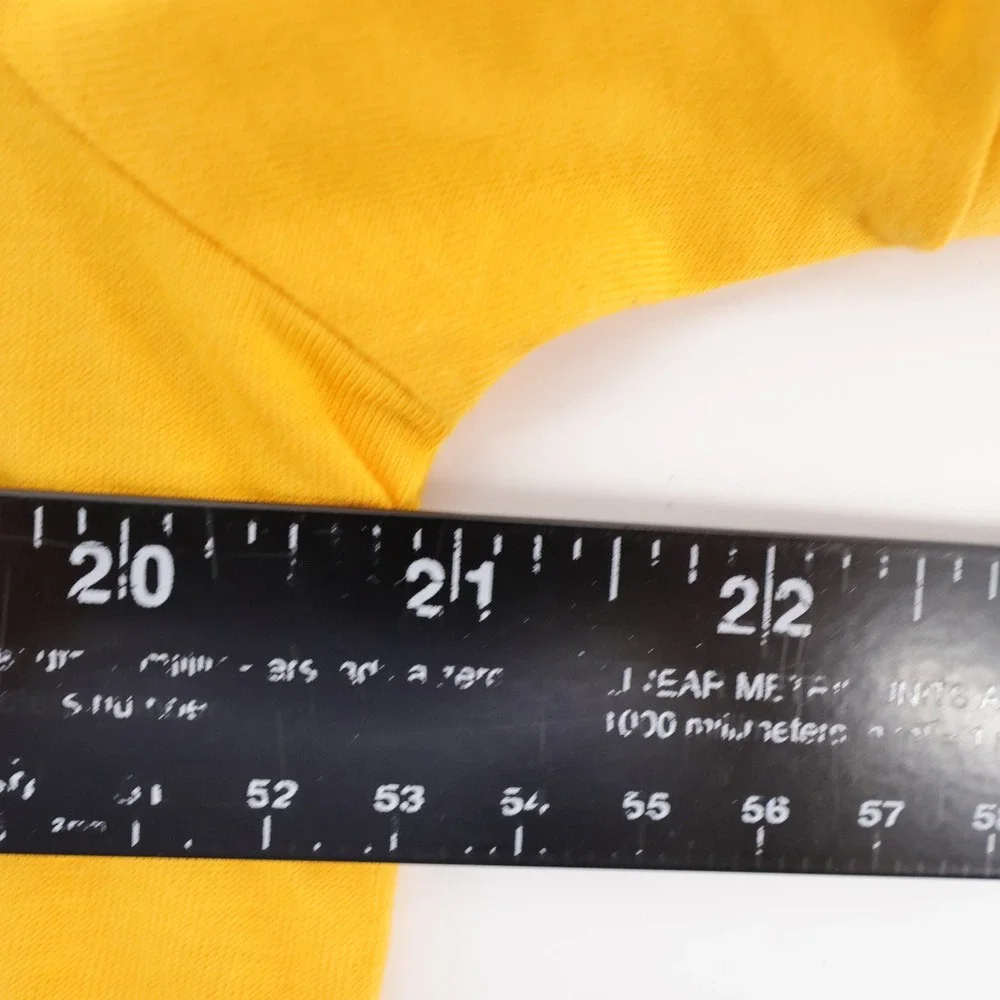 NEW Polo Ralph Lauren T-Shirt Yellow Short Sleeve Mens Medium Defect